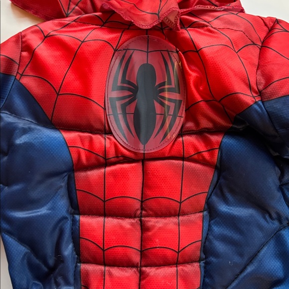 Spider-Man Marvel Kids Red and Blue Costume With Hood Size Small - Picture 2 of 9